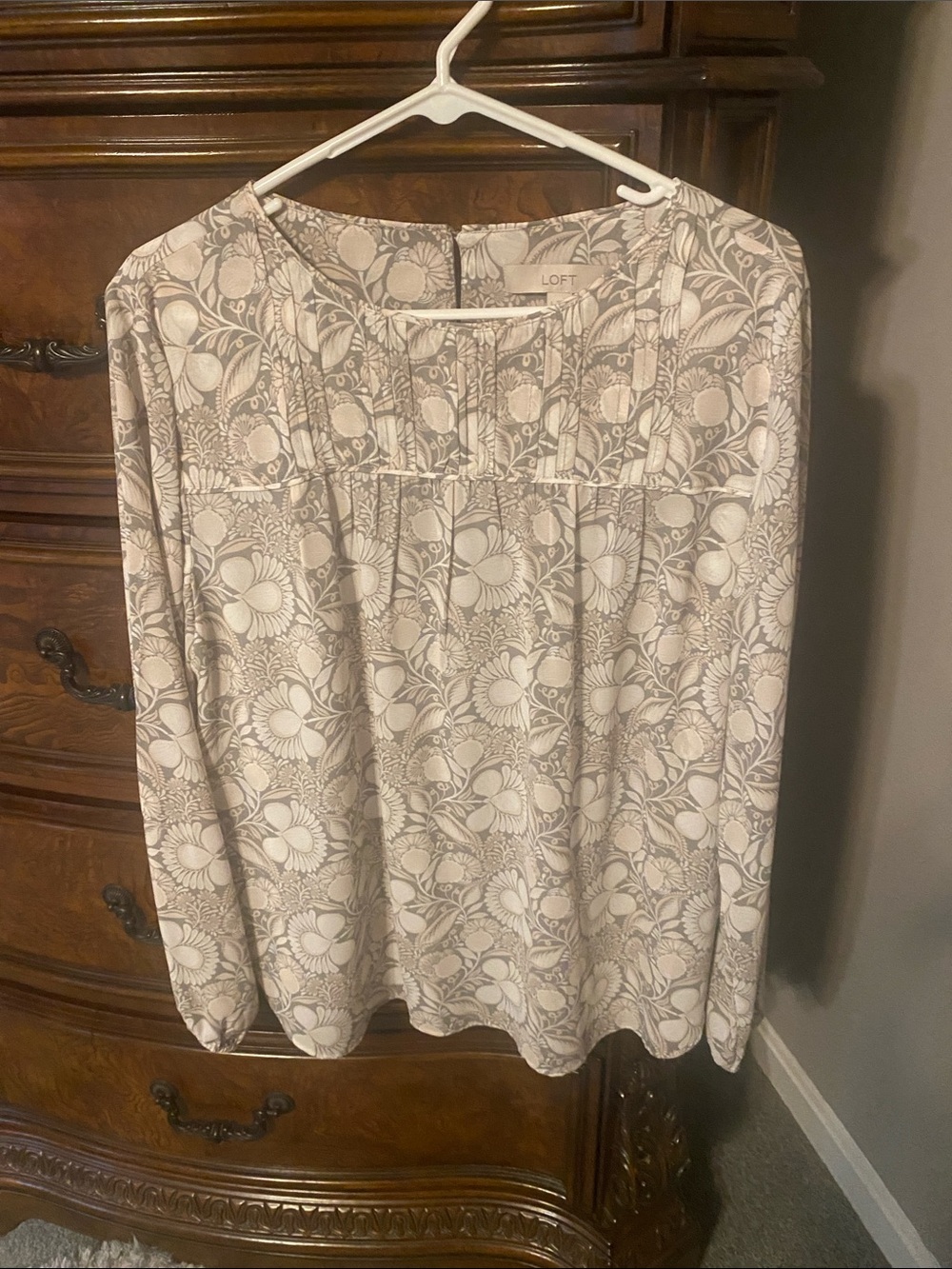 Loft floral blouse